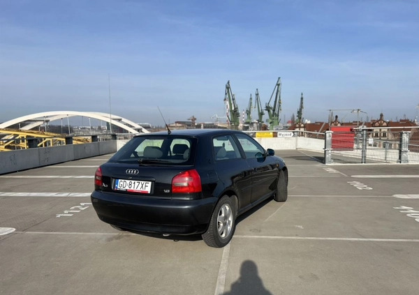 Audi A3 cena 7000 przebieg: 255000, rok produkcji 1996 z Gdańsk małe 37